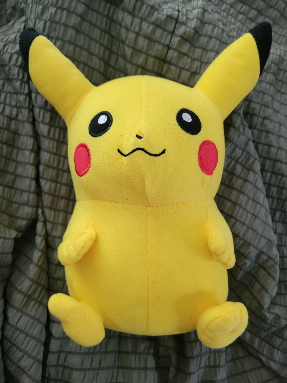 Pokemon Pikachu Plush – Yellow with Red Cheeks and Black Ear Tips